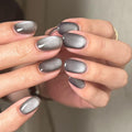 Cat-Eye Press-On Nail Tips – Velvet Shimmer Set