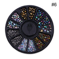 Flat-Back Rhinestone Mix – Heart & Bead Nail Gems