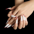 Rose Gold French Press-On Nails – Long Ballet Set