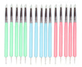 Silicone Nail Art Sculpting Pens – 5-Piece Dual-Ended Set