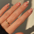 Cherry French Press-On Nails – Short Almond Set