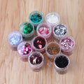 Hexagonal Cosmetic Glitter – 12 Colour Box Set